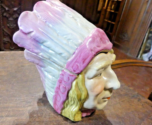 Pot tabac porcelaine - pot,