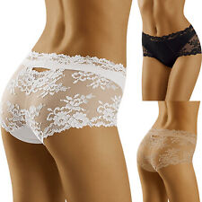 Culotte haute WOLBAR LUXA Microfibre et dentelle tailles M L XL 2XL