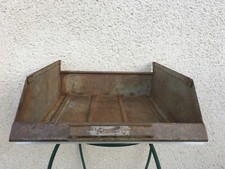 Ancien grand bac de rangement en métal / Rangement industriel / Déco