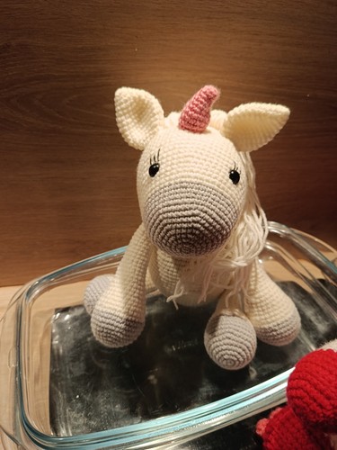 Peluche licorne crochet - au,