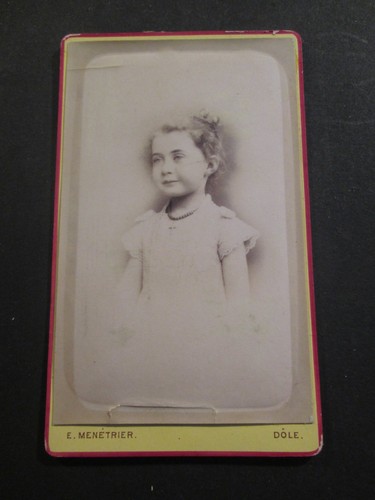 Photo cdv petite fille - petite,