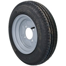 Roue et pneu de remorque 10" 4,00-10 avec PCD de 115 mm pour Erde, Daxara 6 PLY