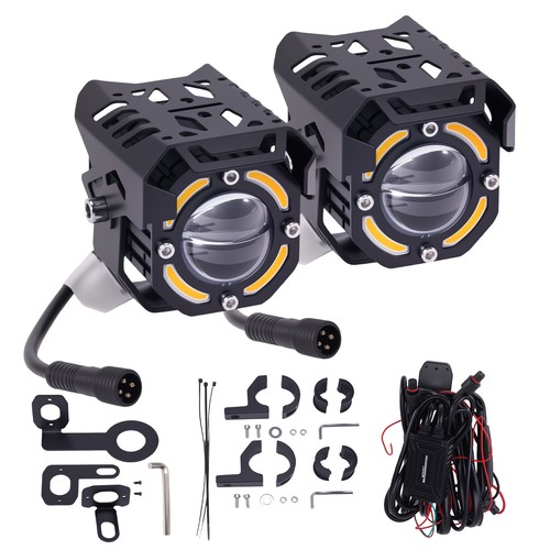 Feu auxiliaire led - 80w, moto