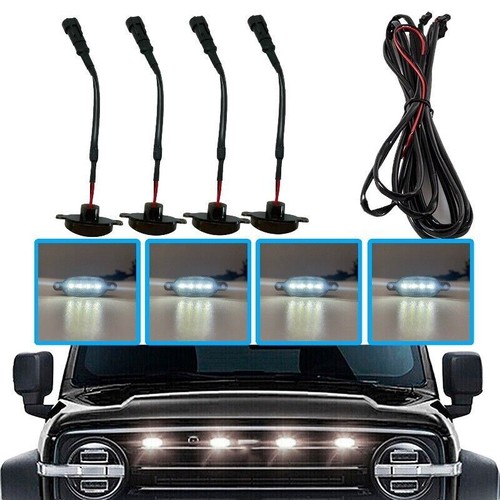 Set avant blanc grille led - 4,