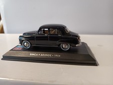 1/43 SIMCA 9 ARONDE 1954 SUR SOCLE ALTAYA