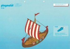 Playmobil notice de montage 3150 bateau dragon viking
