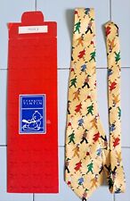 TINTIN CRAVATE 100% SOIE. CITIME HERGE