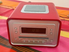 Sonoro cubo radio réveil cd rouge