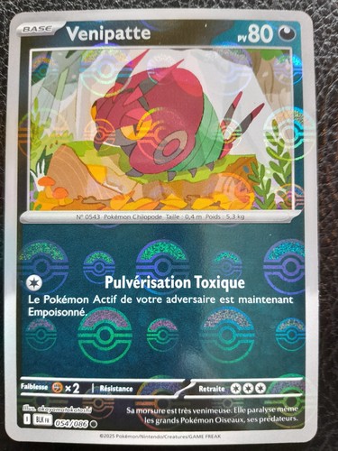 Carte pokémon venipatte - pokémon,