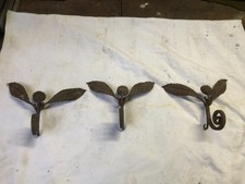 3 fixations de vasque art déco fer forgé