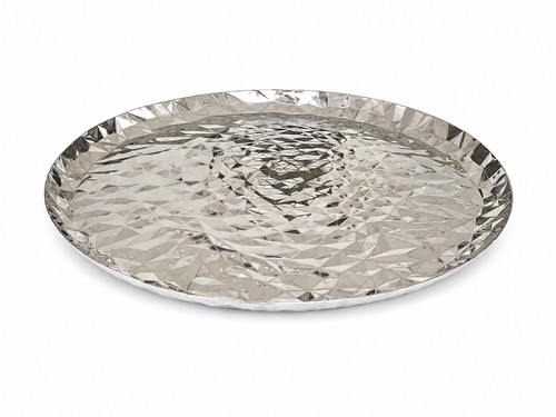 Plateau rond inox - plateau,