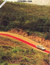 Catalogue brochure Citroën GSA / Break 1979/1980 Belgique en flamand vlaams