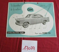 N°17077 /  SIMCA FORD Vedette 1955  / prospectus accessoires G.H 