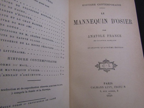 Mannequin osier anatole - mannequin, d'osier
