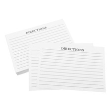  50 Sheets Cartes Alimentaires