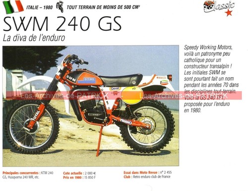 Swm 240 tf1 1980 - swm,