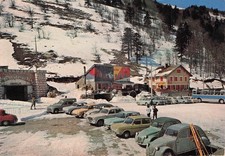 Carte postale postcard 10x15cm COL-DU-ROUSSET DRÔME autos voitures anciennes 2CV