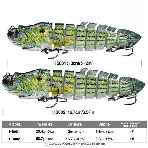 Leurre pêche articulé - pêche,