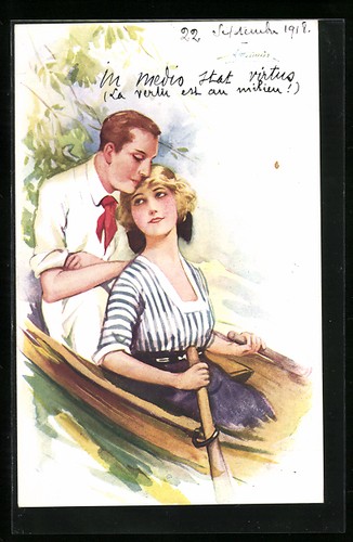 Carte postale artiste - carte, d'artiste