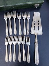 Ménagère Argenté Service A Dessert Grand Prix De Monaco Art Deco