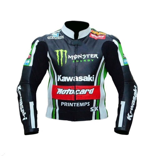 Kawasaki veste cuir moto - veste, de