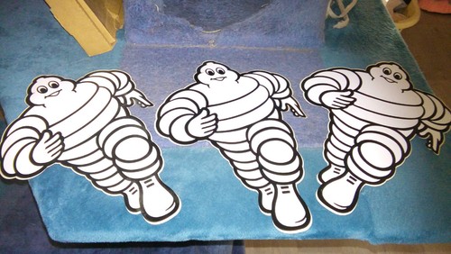 Michelin bibendum stickers - bibendum,