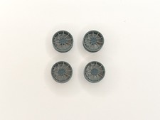 4 jantes 10 rayons - ø11.20 x 5 mm - Résine 3D - 1:43