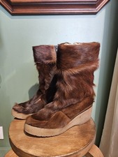 Paire De Boots Vintage En