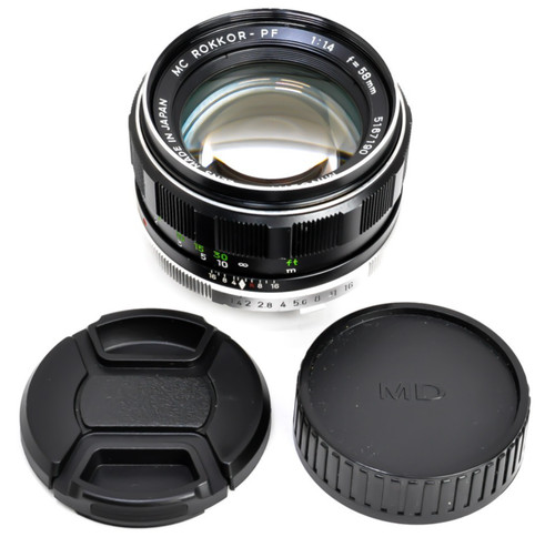Objectif minolta rokkor - mc, rokkor-pf