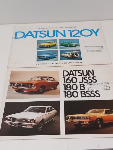Brochures constructeur datsun - brochures,