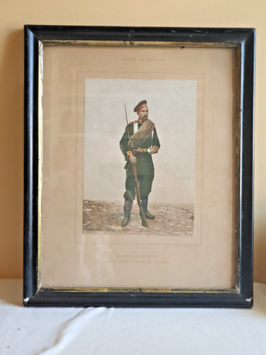 Gravure armée russe jongh - armée,