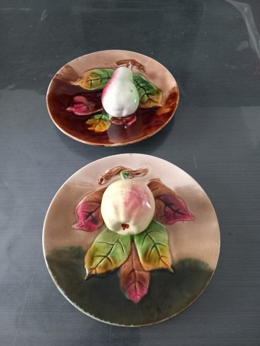 Assiette barbotine orchies - assiette,