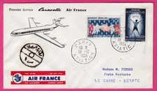 18 DEC. 1959 - 1èr SERVICE CARAVELLE AIR FRANCE PARIS LE CAIRE