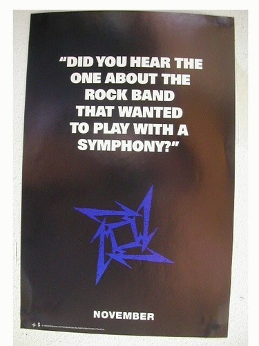 Affiche promo metallica - affiche, et