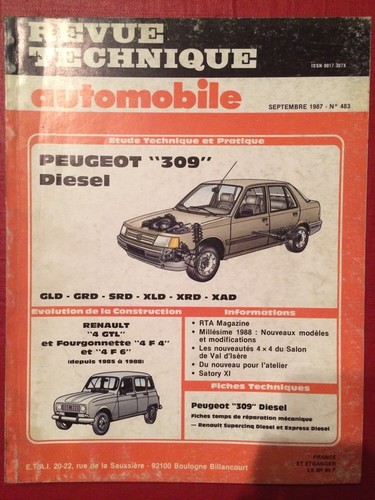 Revue technique automobile - revue,