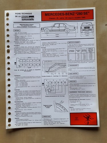 Fiche technique automobile - technique,