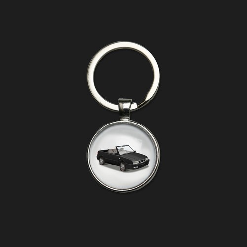 Porte clés saab - porte-clés, cabriolet