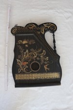 Cithare victorienne peinte ancienne rare collection musique