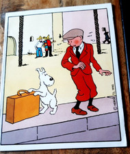 Hergé T.L & Tintin - Ancien cahier - L oreille cassée - Jamais utilisé -  1990