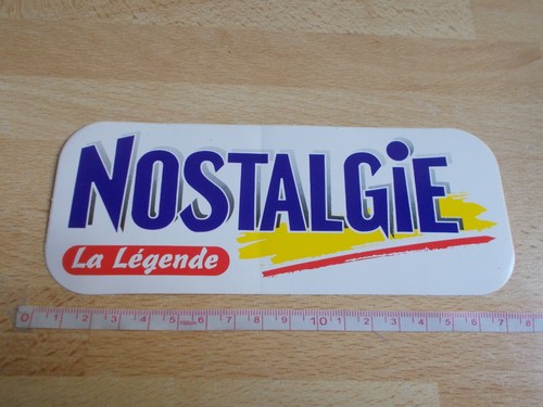 Autocollant radio nostalgie - nostalgie,