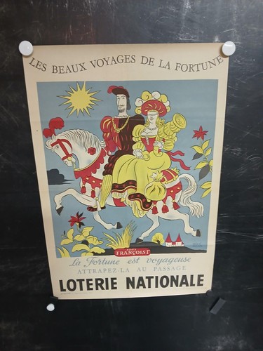 Affiche loterie nationale - affiche,