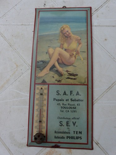 Ancien thermomètre glacoïde - ancien,