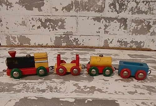 Vintage wooden brio train - brio,
