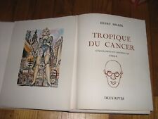 belle edition de tropique du cancer de henry miller 1947