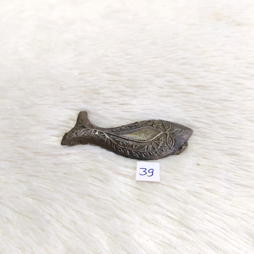 Vintage poisson forme floral - vintage,
