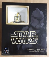 Gentle Giant Star Wars Mini Bust Deluxe Clone Trooper Commander yellow 1/6