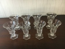 13 flûtes à champagne en cristal d'arc (prix à la pièce)