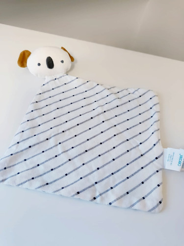 Doudou plat koala blanc - koala,
