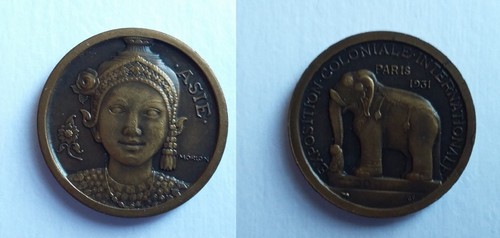 Médaille exposition coloniale - médaille,