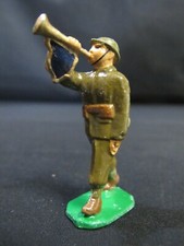 L.R (Louis Roussy) - Figurine Aluminium - Clairon au Défilé